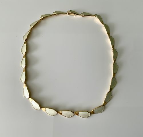 Volmer Bahner Silver Enamel Necklace