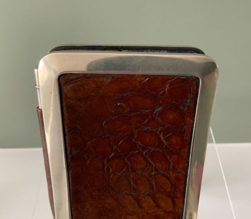fig 1. Crocodile & silver notebook - Racing Memorabilia
