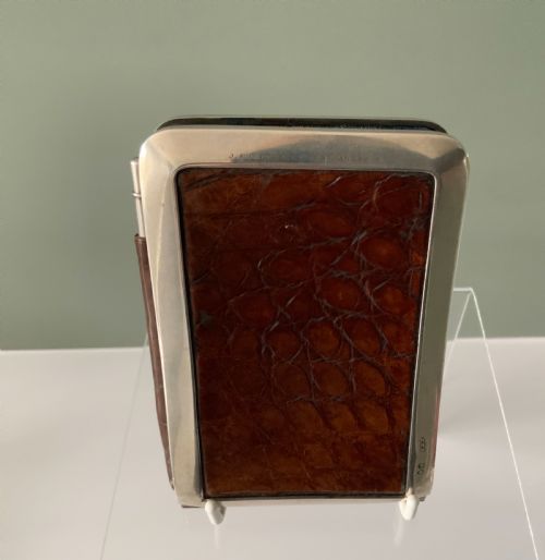 fig 2. Crocodile & silver notebook - Racing Memorabilia