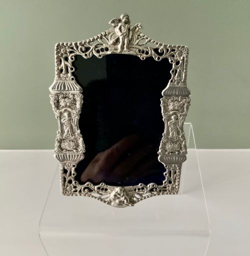 Ornate Victorian Silver Photograph Frame