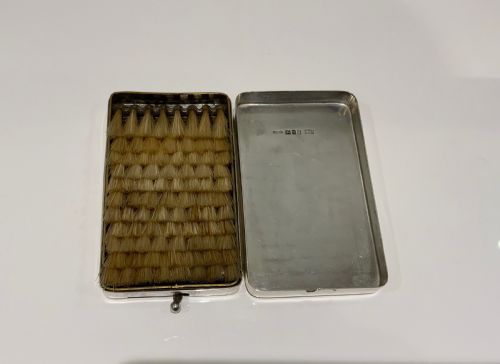 fig 1. Asprey silver travelling brush