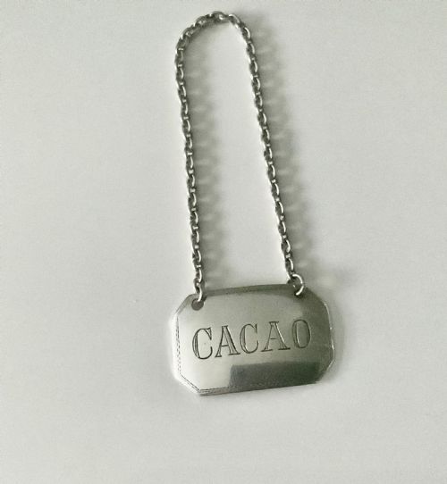 Silver Boudoir Label Cacao (Chocolate) - Continental