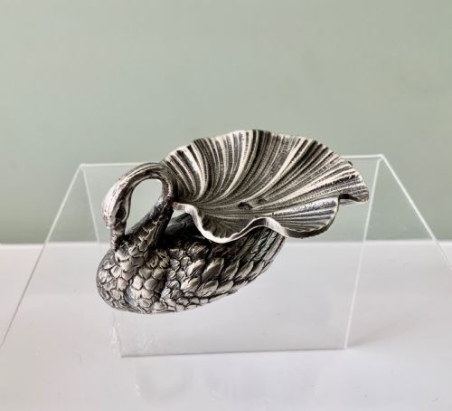 Spanish Silver Swan Salt