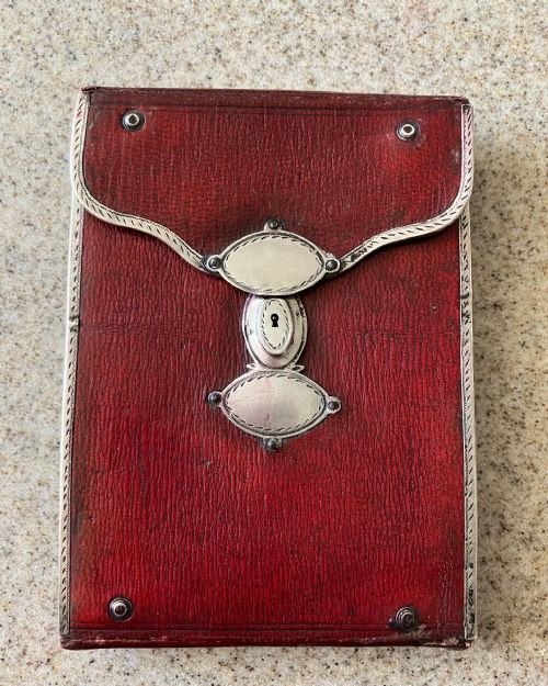 Georgian Morocco Leather Sewing Etui