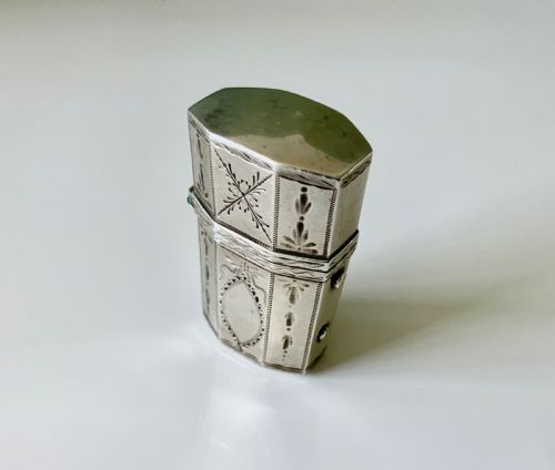 Georgian Silver Perfume Etui