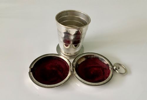 Huntsman’s Silver Plated Folding Cup