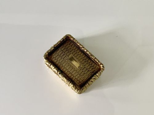 Fine Georgian Silver-gilt Vinaigrette