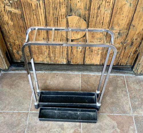 fig 1. Art Deco Chrome stick stand