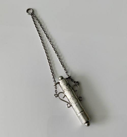 Silver Chatelaine Receptacle - Archery
