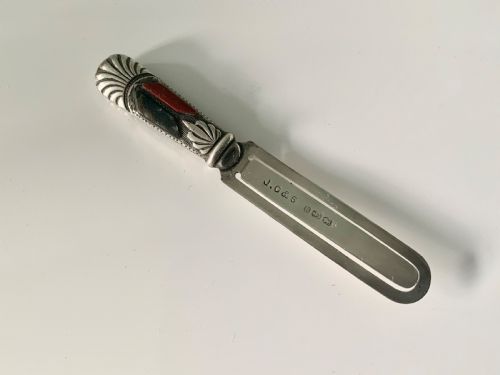 Silver & Agate Bookmark
