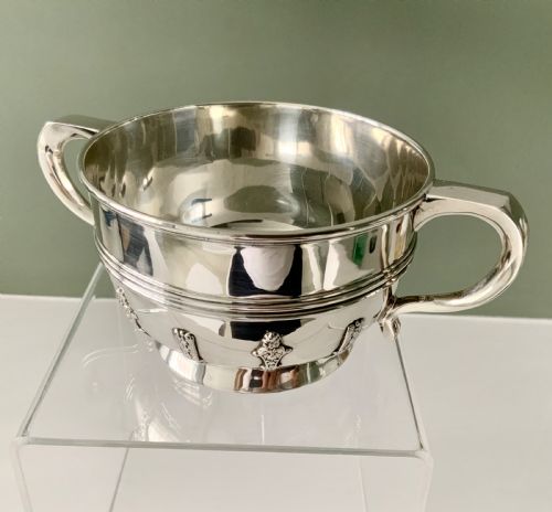 Arts & Crafts Chester Silver Two Handled Bowl