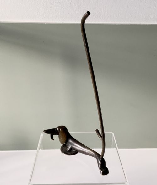 Bronze Art Deco Dachshund