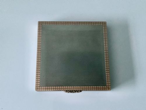 Silver and Rose Gold Compact