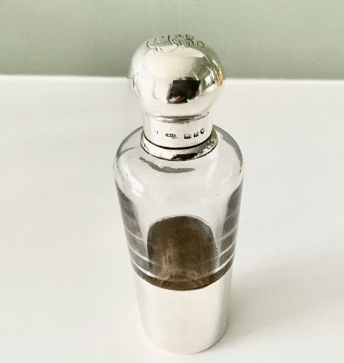 Sampson Mordan Silver Opera Flask