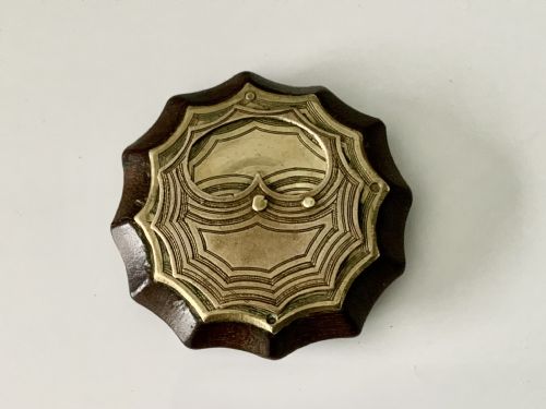 Misers Snuff Box - Brass & Wood