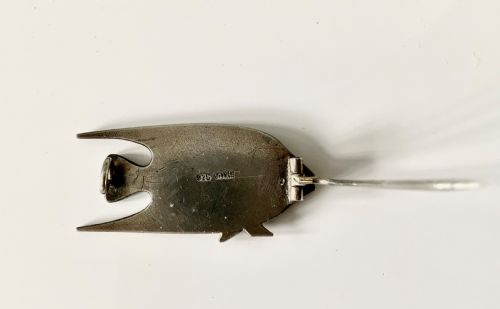 fig 1. David Anderson enamel & silver fish brooch