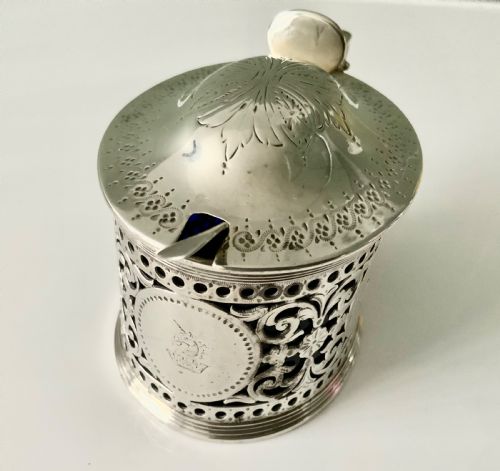 Silver Mustard Pot Barnard Bros