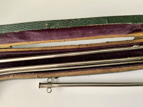 fig 1. Set of four silver catheters - William IV 1837