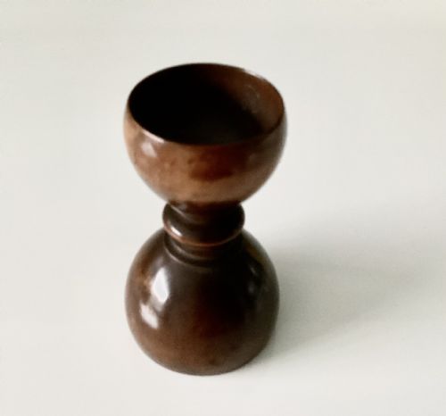 Antique Treen 19th Century Boxwood Apothecary’s Double Measure
