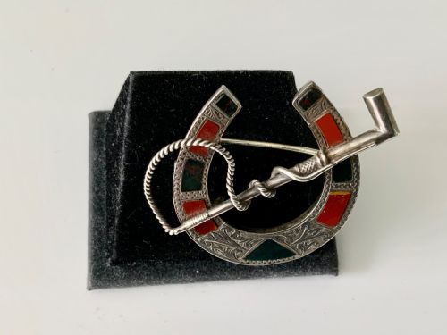 Victorian Scottish Pebble Brooch