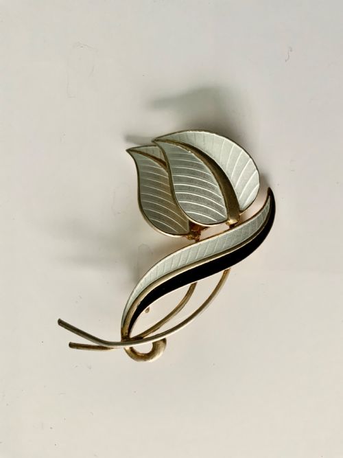 Norwegian Silver & Enamel Brooch