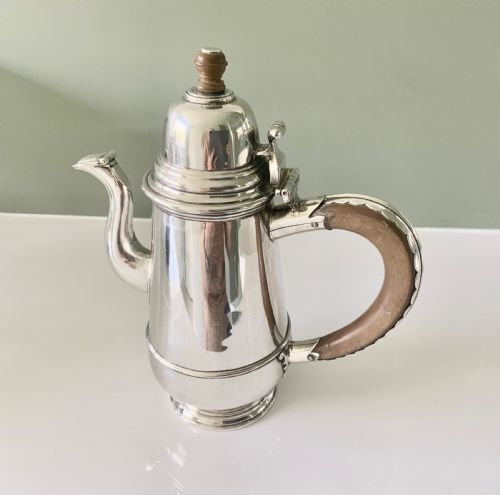 Georgian Style Silver Cafe Au Lait Pot