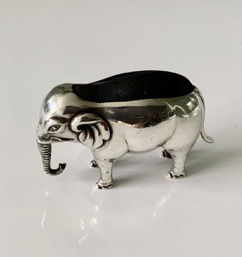 Large Silver Elephant Pin Cushion