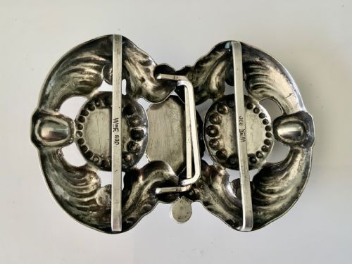 fig 1. Danish silver Arts & Crafts buckle