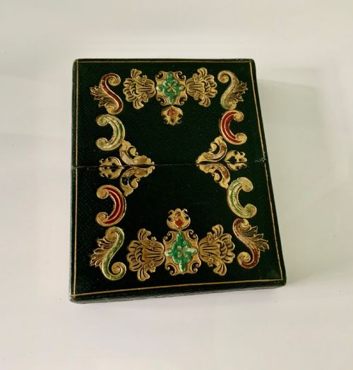 Victorian Tooled Leather Calling Card Case.
