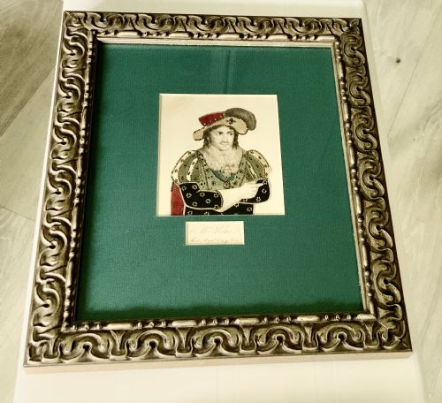 19th Century Tinsel Print