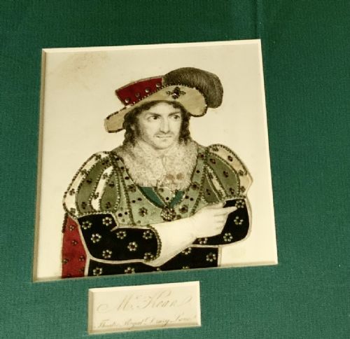 fig 1. 19th Century Tinsel Print