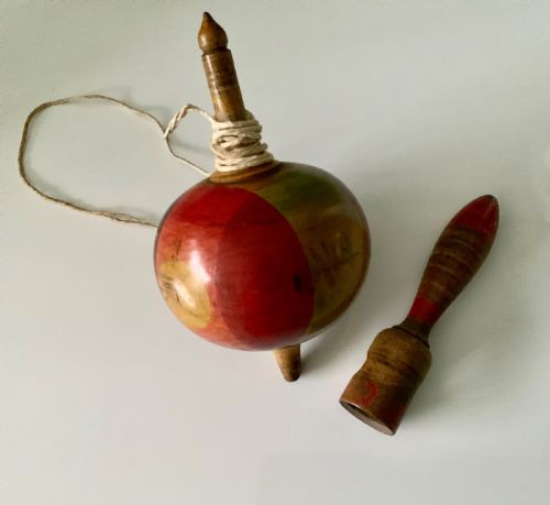 French Wooden Spinning Top