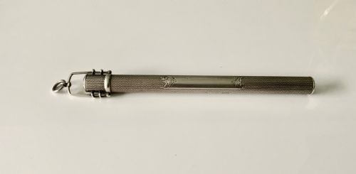 Sampson Mordan Chester Silver Chatelaine Thermometer Holder