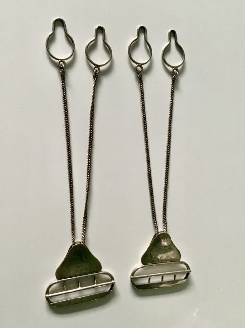Victorian Silver Nurses Buckles