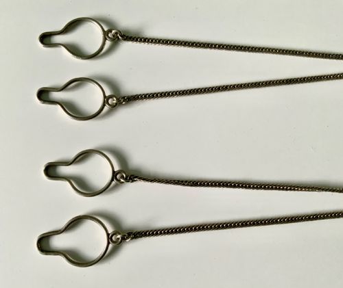 fig 1. Victorian silver nurses buckles