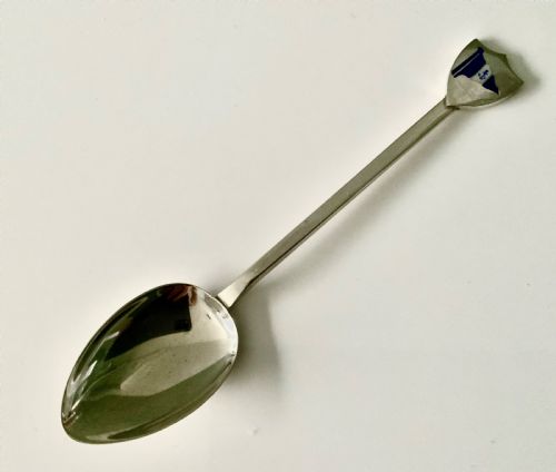 SET OF SIX SILVER ENAMEL TEASPOONS TAMESIS SAILING CLUB - ADDITIONAL PHOTO 1