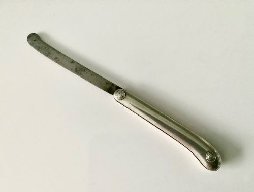 Georgian Pistol Handled Fruit Knife.