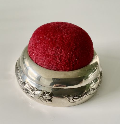 Chinese Silver Pin Cushion