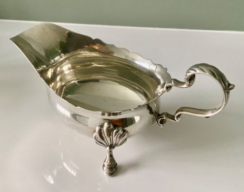 Silver Sauce Boat.