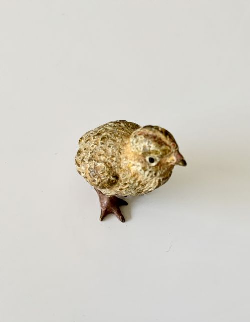 Austrian Cold Painted Bronze Miniature Chick