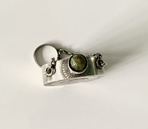CONNEMARA MARBLE AND SILVER SHAMROCK PERFUME BOTTLE - ADDITIONAL PHOTO 2
