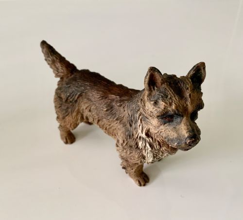 Austrian Cold Painted Bronze Terrier