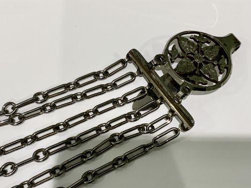 19TH CENTURY STEEL CHATELAINE - ADDITIONAL PHOTO 2