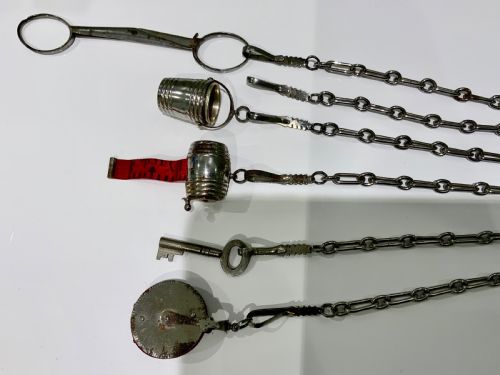 19TH CENTURY STEEL CHATELAINE - ADDITIONAL PHOTO 3