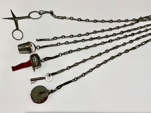 19TH CENTURY STEEL CHATELAINE - ADDITIONAL PHOTO 4