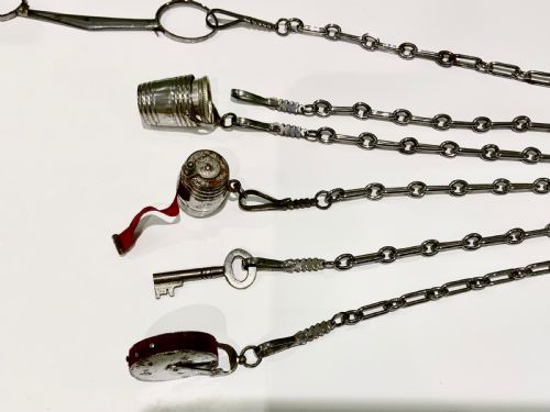 19TH CENTURY STEEL CHATELAINE - ADDITIONAL PHOTO 5