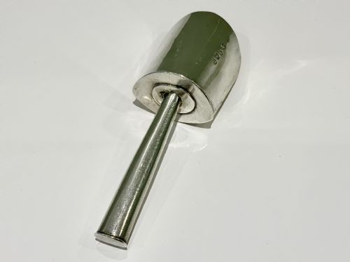 LARGE GEORGIAN SILVER SHOVEL CADDY SPOON - ADDITIONAL PHOTO 2