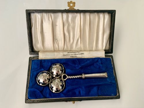 Baby’s Rattle/whistle  Late 19th Early 20th Century