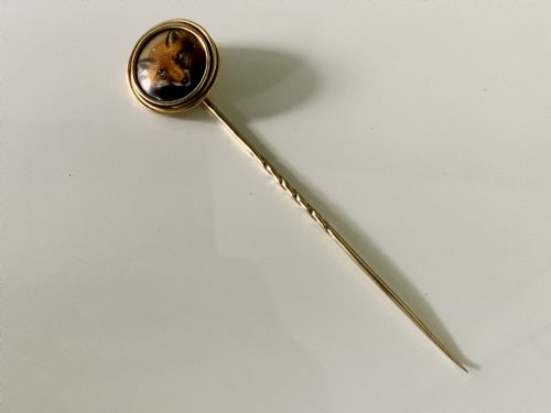 Essex Enamel Fox Tiepin