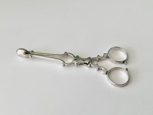GEORGIAN SILVER TEA TONGS SUGAR NIPS - ADDITIONAL PHOTO 1